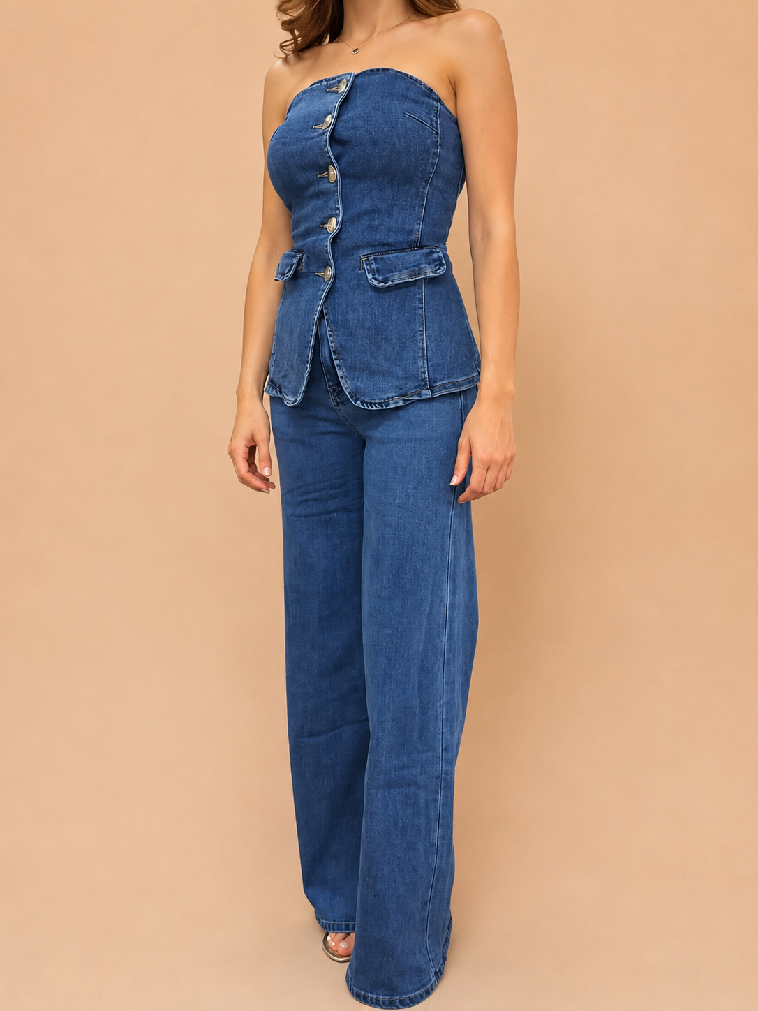 Conjunto Denim Elegance