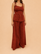 Conjunto Terracota Bordado