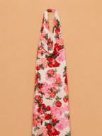 Vestido Longo Floral Rosé Lumina